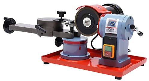 Sägeblattschärfgerät, 250W Schärfmaschine 2850Rpm Nass Kreissägeblattschärfer, Einstellbarer Winkel Rades ±20°, Sharpener Wassermühle kann für Hartmetall, HSS, Kunststoff