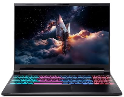 Acer Nitro V 16S | PC Portable Gamer | Intel Core 9 | RTX 5070 | 16 WQXGA IPS 180Hz | Core 9 270H | RTX 5070 8Go | 32Go DDR5 | SSD 1To | Windows 11 Home