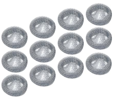 GETAJGHSD Washing Machine Drain Hose Filters Versatile Accessories 12pcs Made of Sturdy 304 Stainless Steel with Ties for Efficient Laundry Lint Trapping and Water Quality Purification