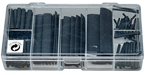 Kopp Schrumpfschlauchsortiment, 1 Stück, schwarz, 371105014