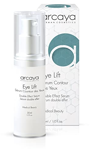 arcaya Eye Lift Serum | Augenpflege Serum mit glättendem Effekt und Hyaluronsäure | Anti-Falten & Feuchtigkeits-Boost | Glättung und Tiefenpflege der Augenpartie