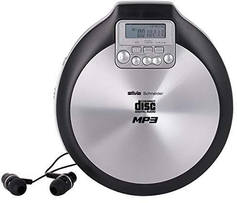 Silva Schneider MCD50 Tragbarer CD-Player CD, CD-R, CD-RW, MP3 Fühlbare Tasten Aluminium (Matt), SC, 251004