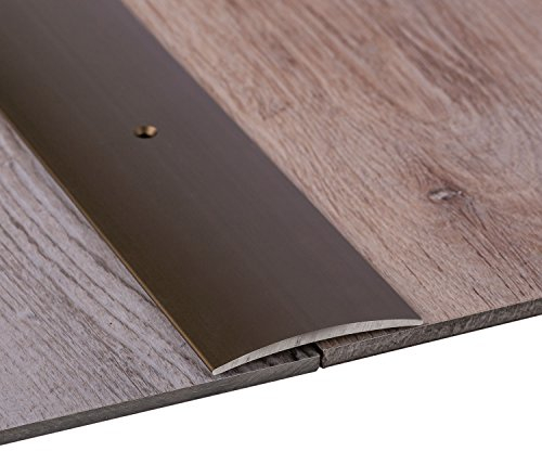 Gedotec Transition Profile Arched - Aluminum Bronze Anodized, 50 x 2000 mm