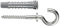 Masidef: Member of the Würth Group - Tasselli universali a 4 settori diametro 6 x 30 mm con occhiolo aperto 25 pezzi.