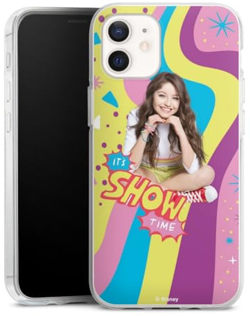 Silikon Hülle kompatibel mit Apple iPhone 12 Case transparent Handyhülle Offizielles Lizenzprodukt Soy Luna Disney