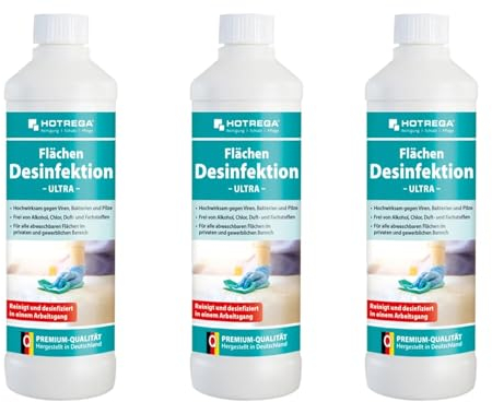 Hotrega H230128 Desinfektions-Reiniger ultra 1,5 Liter Sparset