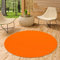 Snapstyle Luxus Designer Kunstrasen Miami Orange Rund in 5 Größen