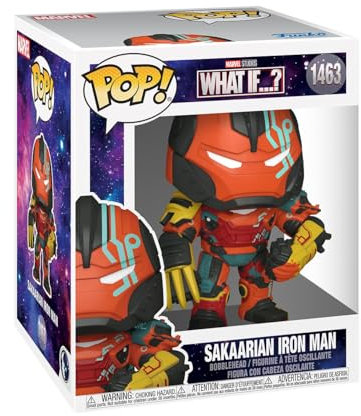 Funko POP! Super: Marvel - What If - Sakaarian Iron Man - Collectable Vinyl Figure - Gift Idea - Official Merchandise - Toys for Kids & Adults - TV Fans - Model Figure for Collectors