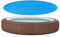 [en.casa] Solar Poolabdeckung Ferrarno Abdeckplane für Pool rund ⌀244 cm Solarplane aus PE für Schwimmbad selbstschwimmend Solarfolie Blau