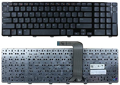 WEIMEI FENG Clavier de remplacement pour ordinateur portable Dell Inspiron 17R N7110 5720 7720 Vostro 3750 XPS 17(L702X) 454RX 0454RX V119725AS1 Noir