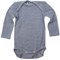 Cosilana, Baby Body Langarm,45% KBA Baumwolle, 35% kbT Wolle, 20% Seide (Marine Melange, 98-104)…