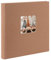 goldbuch 27 619 Bella Vista Fotoalbum mit Bildausschnitt Haselnuss, Erinnerungsalbum im Format 30 x 31 cm, Foto Album 60 schwarze Seiten mit Pergamin-Trennblättern, Fotobuch mit Leineneinband, Braun