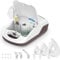 Hangsun Nebuliser Machine for Adults and Kids, CN950 Pro Nebulizer All-in-One Compressor System Electric Inhaler Full Accessory for Home Use, Vaporizer Mist with Built-in Storage Box and Sturdy Handle