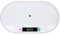 Relaxdays Digitale Babywaage, Säuglingswaage bis 20 kg, inkl. Batterien & USB-Kabel, Stillwaage, Kleintierwaage, weiß