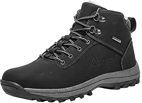 Stivali S in Offerta Scarpe stringate alla moda Stivali da alpinismo all'aperto Sport invernali da uomo Tenere al caldo stivali da uomo Stivali Sportivi Invernali