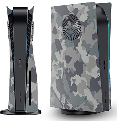PS5 Plate Camouflage Cover Faceplate Case Replacement Plate for Disc PS5 Hard Shell Faceplate Camouflage Skin Cover Plates ABS Side Plate for PS5 Console Controller Camouflage