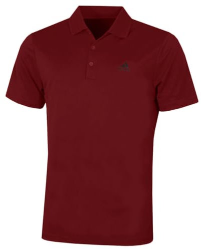 adidas Men's Performance Primegreen Polo Shirt (Short Sleeve) S Collegiate Burgundy