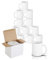 SIGNZWORLD Lot de 12 tasses à café vierges blanches unies de 300 ml avec boîtes cadeaux
