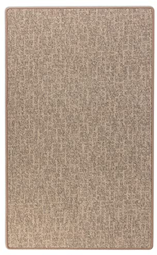Floordirekt Teppich Läufer Alto - Meterware - Teppichläufer Küchenläufer Flurteppich auf Maß - Wohnzimmerteppich Flurläufer (Beige, 80 x 300 cm)