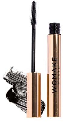 Womake - Mascara Lunghezza Estrema - Formula Arricchita con Olio di Ricino - Rinforza e Sublima le Ciglia - Colore: Nero