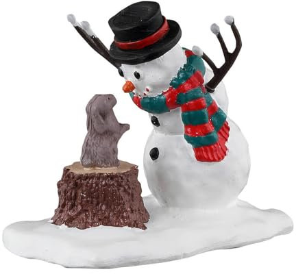 Lemax 34092 Christmas Village Accessory: Bunny Makes a Friend