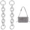 UNICRAFTALE 2 Stück Kurze Taschenketten Geldbörsenriemenver Längerung 15.5cm Handtaschen Verlängerungskette Schulterriemen für Taschen Für Crossbody Schulter Handtaschen Taschen Zubehör