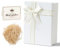 Geschenkbox mit Deckel Geschenkverpackungskasten mit Grußkarten Geschenkschachtel mit Schleife Gift Box Geeignet für Vatertag Muttertag Weihnachten Ostern Valentinstag und Geburtstagsverpackung Weiß