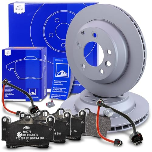 ATE Bremsenset Hinterachse inkl. Bremsscheiben hinten Ø 330 mm belüftet und