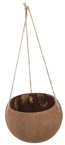 Sosoport Décoration Pot de Fleurs en Coquille de Panier à Plantes Suspendu Terrarium de Pots de Plantes d'intérieur Pots pour Plantes Pot de Fleur de Balcon Panier Suspendu