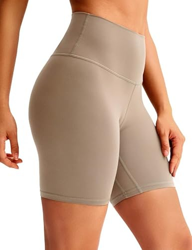 BAYDI Clouduxi Radlerhose Damen 6 High Waist Sporthose Damen Kurz Nahtlose Leggings Stretchy für Fitness Laufen