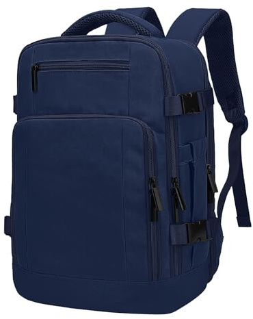 ZHXX for Easyjet Cabin Bag 45x36x20, Waterproof-Resistant Carry-ons Underseat Cabin Bag, Anti-Theft Design, Fits 15.6 Inch Laptop, Travel Backpack for Men & Women