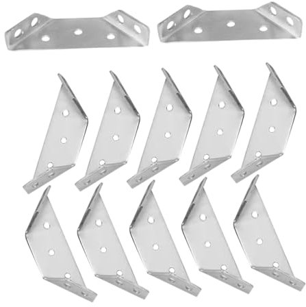 Gadpiparty 15sätze Eckverbinder Aus Möbeleckenverbinder Silberne Eckwinkel Für Küchenschränke Und Hängeschränke Stabile Und Langlebige Halterungen Für Zusätzliche Stabilität