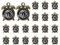 PATIKIL Uhr Uhr Charm Anhänger, 20 Stück Legierung Emaille Retro Vintage Taschenuhr Charm für DIY Basteln, Dunkelbronze, 0,6 x 0,5 Zoll