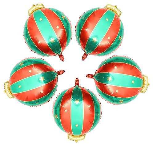 VICASKY 5 Pz Decorazione natalizia con palloncini fili di natale christmas party palloncini di caramelle di natale palloncini di Natale palloncini natalizi palloncino decorativo di natale