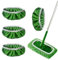 XPEX 4 pièces Lingettes Reutilisable pour Swiffer,balais nettoyer sol,Tampon à vadrouille réutilisable,Mop Pads en Microfibres pour Nettoyer et frotter Les sols secs ou