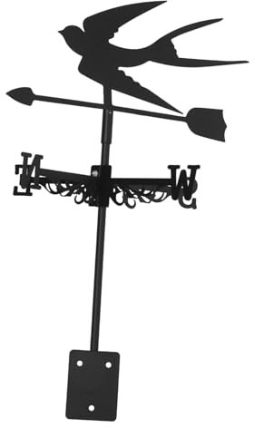 SUPVOX 1 Ensemble Girouette Girouette Support De Montage Girouettes Girouettes Patio Météo Van Hirondelle Girouette Décorations De Toit Girouette pour Jardin Ornements Extérieurs