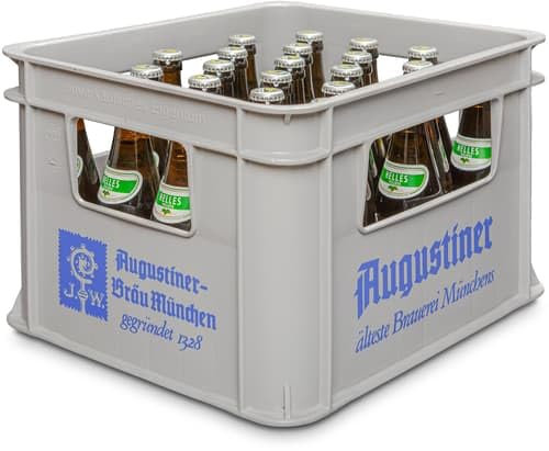 Augustiner Lagerbier Hell Kiste 24x0,33 l (MEHRWEG) (7.92 l)