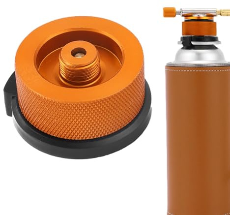 Gaskartuschen Adapter - Gaskartuschen Schraubventil | Treibgas Ventilkartuschen Düse Adapter | Conversion Kopfadapter Für Butan Kanister Schraube Gaskartusche Campingkocher Brenner