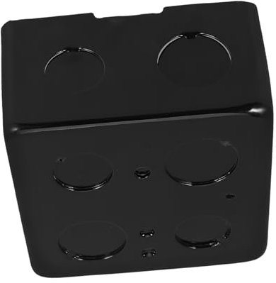 SMASOLO Floor Outlet Electrical Box Kit Receptacle for Living Room Installation Round Design Iron Electric Box Versatile Use Home Settings