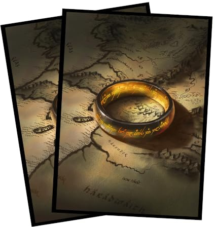 (The Ring) 100% Hand-Drawn 100ct Textured Matte TCG/MTG Card Art Sleeves by Realm Guard