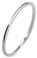 Epinki Echt Gold Schmuck Hochzeitsring Weißgold 9K Au375, Stapelring Dünn Pärchen Ringe mit Labor Erstellt Diamant 0.02ct Rundschliff, Ring Gold 375, Gr.48 (15.3)