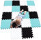 MQIAOHAM® 18 Stücke Baby puzzelmatten für Babys spielmatte Kinder puzzlematte Teppich G301018-101104108