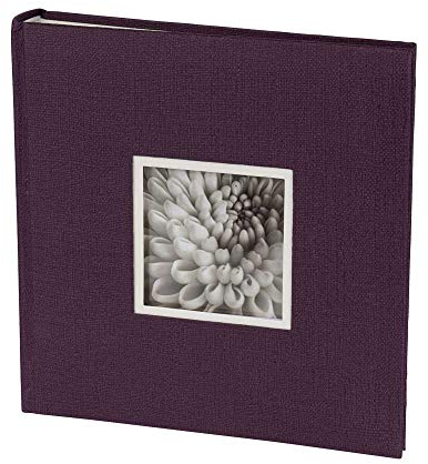 DÖRR Unitex Fotoalbum in 23x24 cm 60 Creme Seiten Buchalbum Fotobuch: Farbe: Lila