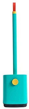 WLVG Toilet Cleaning Brush 1pc Plummer Block Crack Soft Rubber Long Handle Wall-mounted Portable Toilet Scrubber Toilet Bowl Brushes For Bathroom-Blue WC Brush (Color : Green)