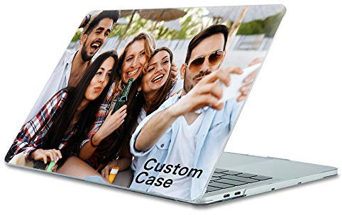SHUMEI Custom Compatible with MacBook Air 13 inch Case Model A1369/A1466 (Release 2010-2017) Personalized Photos Crystal Clear Hard Shell Cover for Older Version MacBook Pro 13