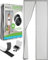 ARCOL Zanzariera Magnetica 80x240 cm Premium in Fibra di Vetro - Stop Zanzare in 3 Min., Rete Ultra-Fine Anti-Insetti, Chiusura Automatica con Magneti & Pesi, Nastro a Strappo Extra-Largo (Grigio)
