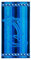 Gözze - Strandtuch, Delphin Design mit Motiven, 100% Baumwolle, 90 x 180 cm - Blau