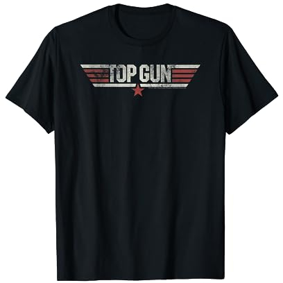 Top Gun Klassisches Logo T-Shirt