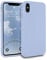 MyGadget Hülle kompatibel mit iPhone X | Xs - robuste Handyhülle TPU Case Slim Silikonhülle - Back Cover Kratzfest Schutzhülle matt Baby Blau