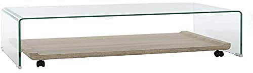 Mesa De Centro Dkd Home Decor Cristal Madera MDF (108 X 55 X 35 Cm)